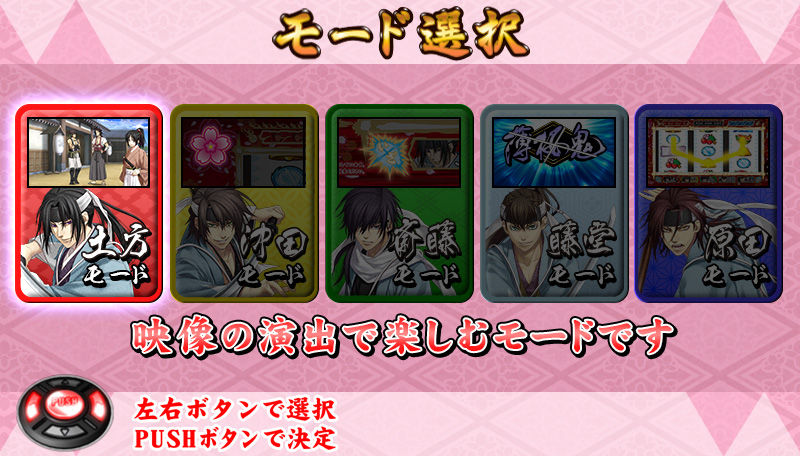 パチスロ薄桜鬼蒼焔録｜パチスロ｜HAZUSE DATA｜実践に役立つぱちんこ